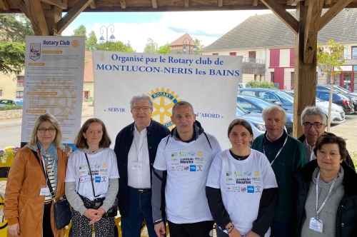 Cordée des Réussites :avec Mr le Maire d'Huriel et les jeunes de l'IUT